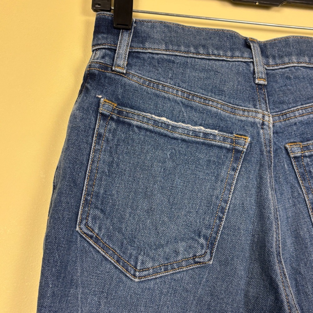 ABERCROMBIE & FITCH Ultra High Rise 70s Flare Jeans Dark Wash Blue Women Size 26 - Picture 11 of 14